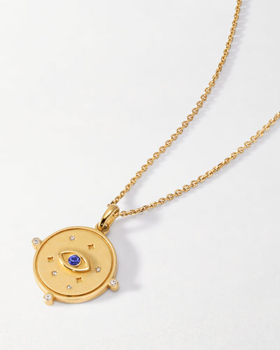 Gold Visionary Charm Necklace