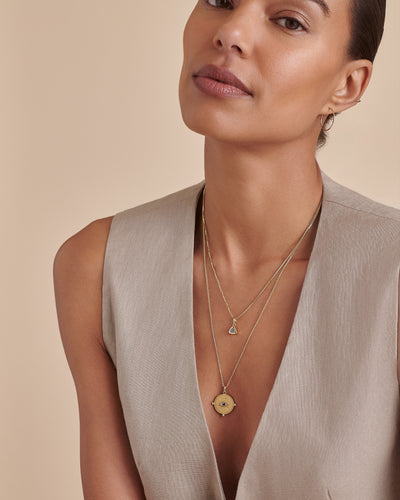 Gold Visionary Charm Necklace