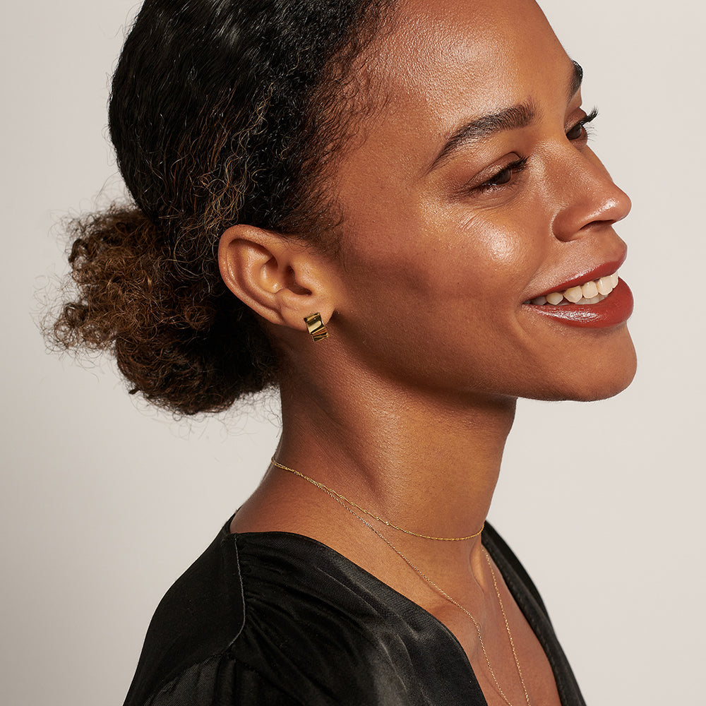 Ocean-Inspired Wave Earrings
