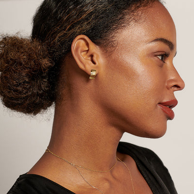 Ocean-Inspired Wave Earrings