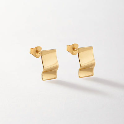 Ocean-Inspired Wave Earrings